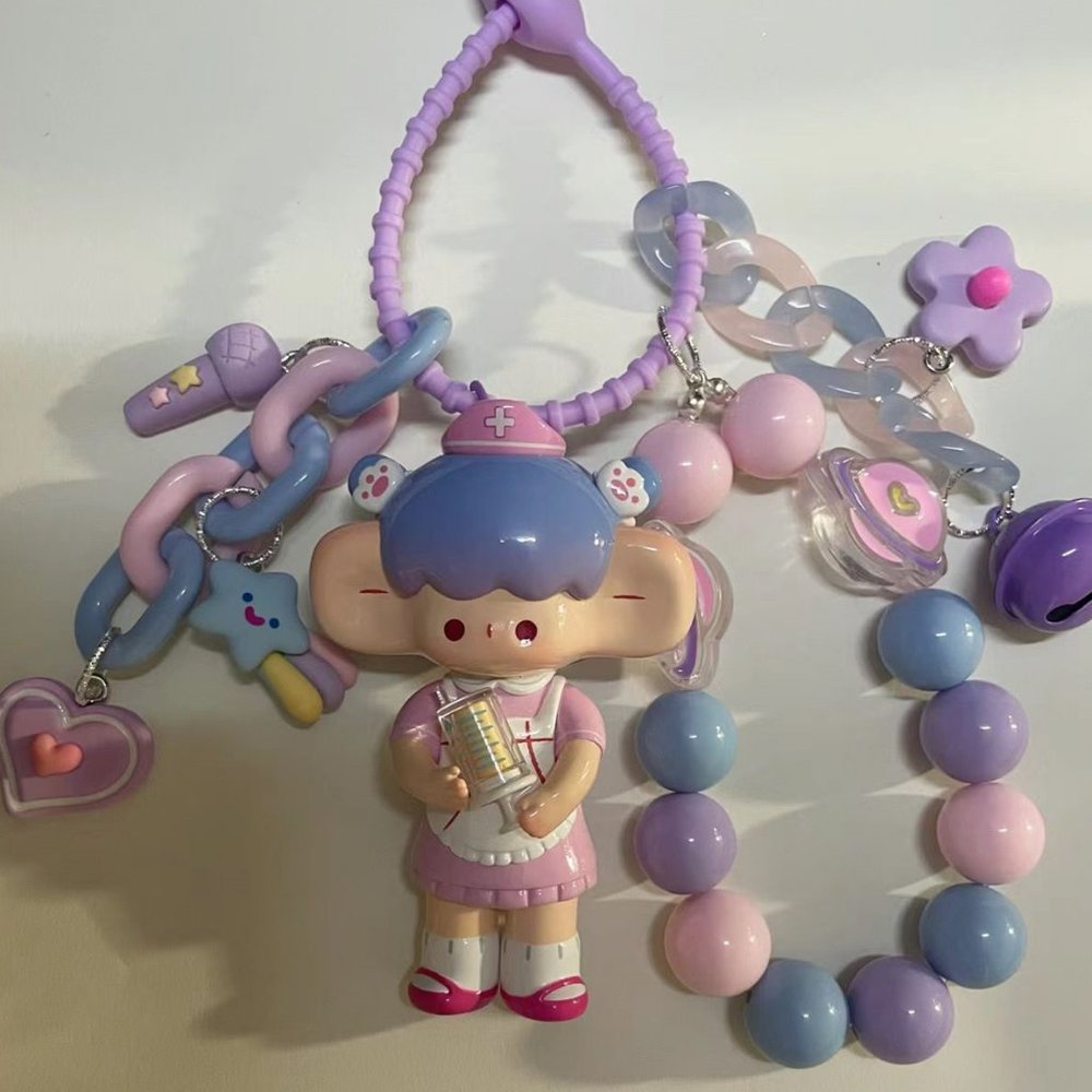Handmade keychain, which can be ordered directly from stock